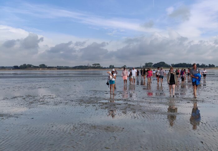 18, 19 et 20 Septembre Les grandes marées dans la baie du Mont st Michel.
